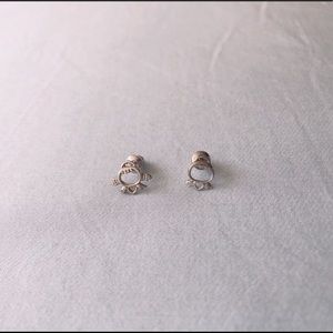 Sterling silver angels ear studs